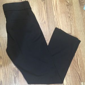 Black sz 12 flat front dress pants